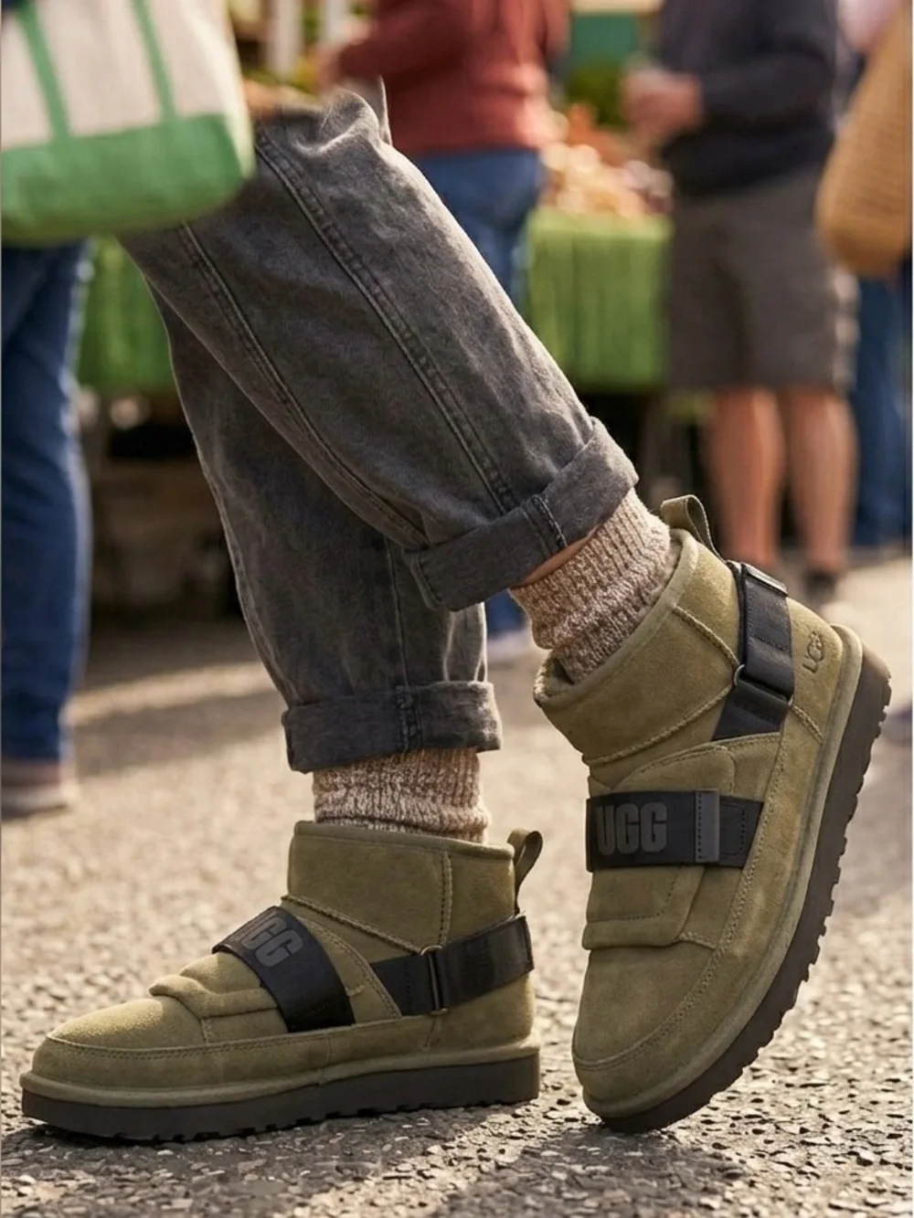 UGG AUS Classic Ultra Mini Hybrid Shoes Sneakers Boots Suede Sheepskin Fur Cozy